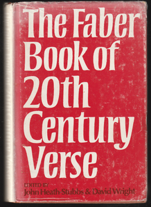 The Faber Book Of 20th Century Verse By John Heath-Stubbs & David Wright