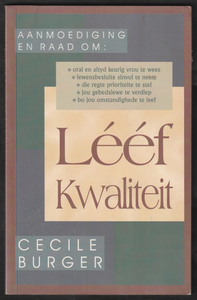 Lééf Kwaliteit By Cecile Burger