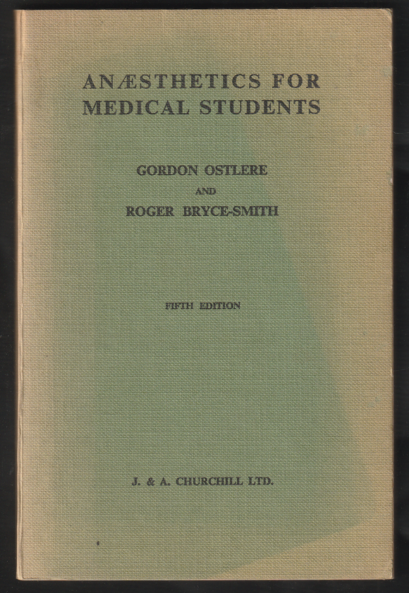 An Aesthetics For Medical Students By Gordan Ostlere