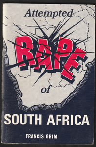 Attempted Rape Of South Africa By Francis Grim