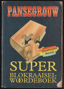Pansegrouw Super Blokraaisel Woordeboek