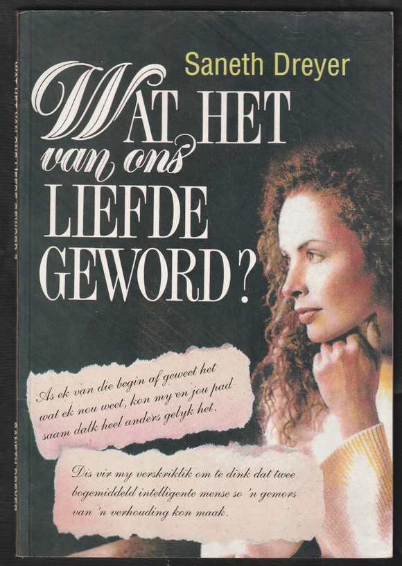 Wat Het Van Ons Liefde Geword By Saneth Dreyer
