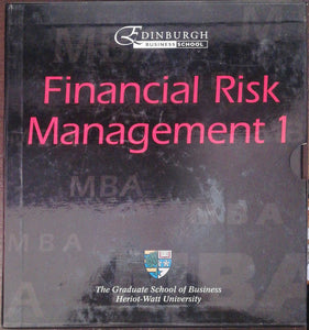 Edinburgh Business School Financial Risk Management 1