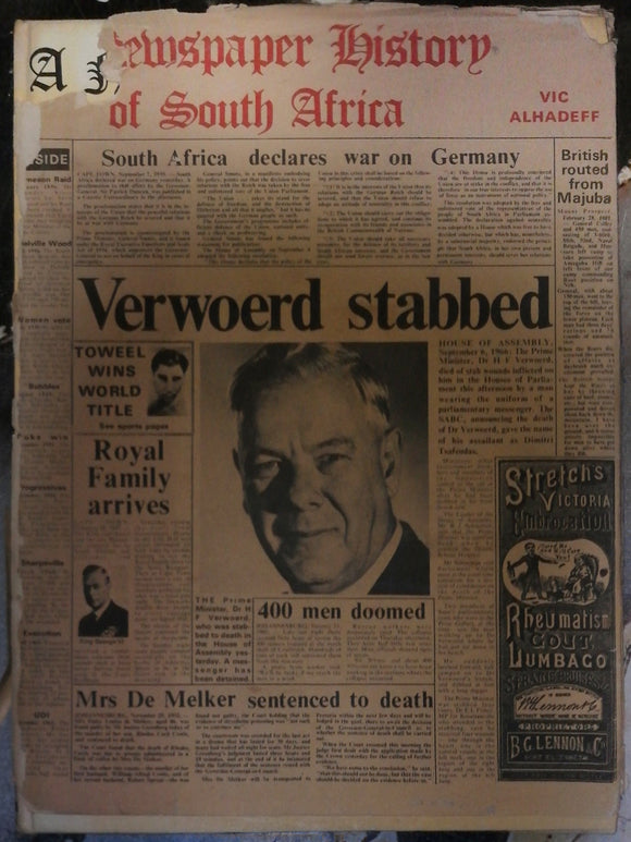 A Newspaper History of South Africa Vic Alhadeff