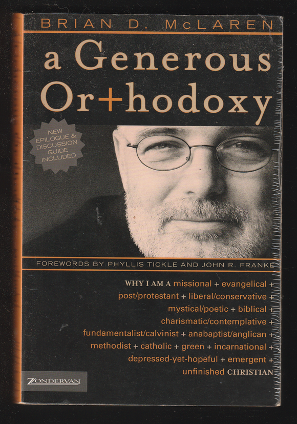 A Generous Orthodoxy by Brian Mclaren