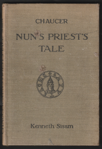 Chaucer Nuns Priests Tale by Kenneth Sisam