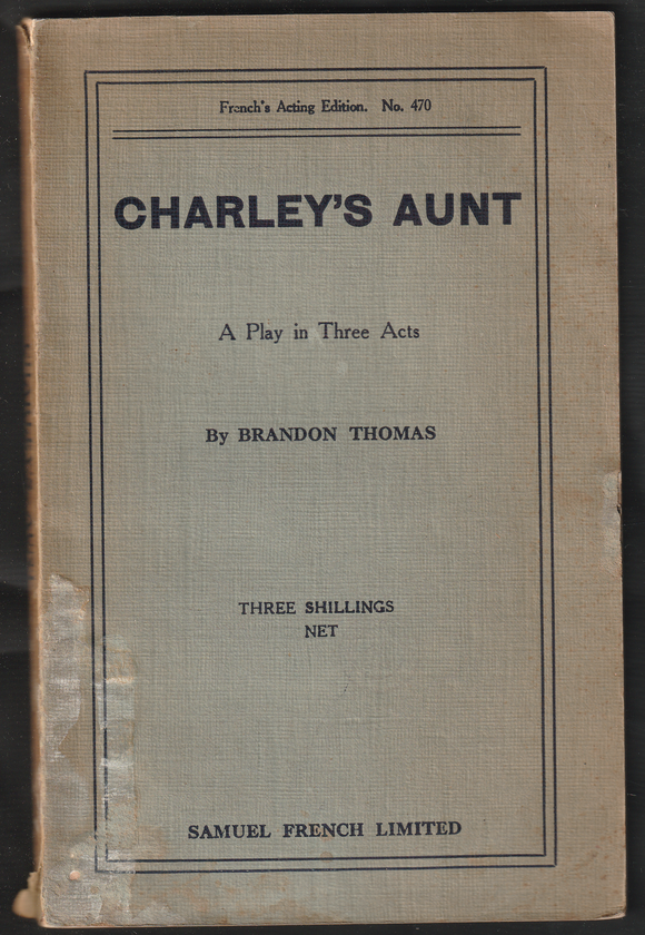 Charley's Aunt By Brandon Thomas