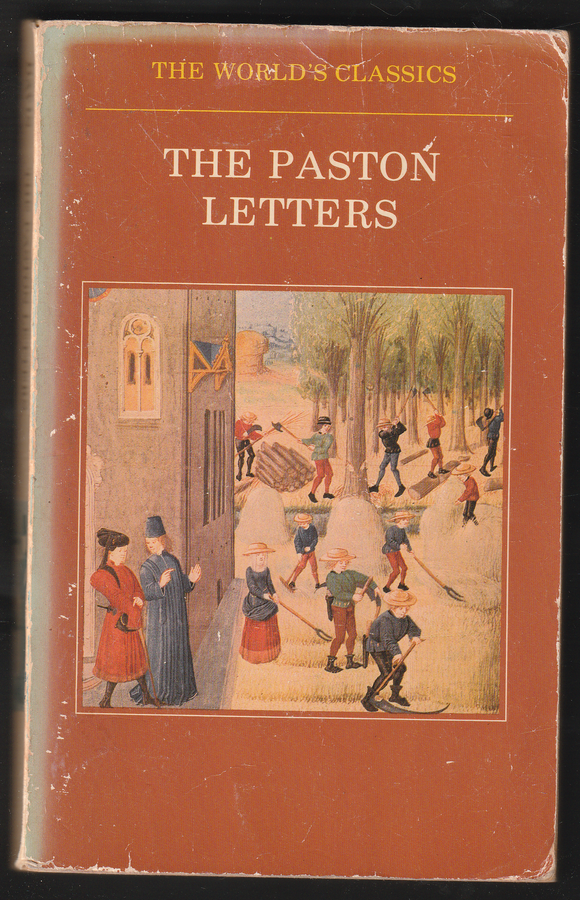 The Paston Letters By Norman Davis