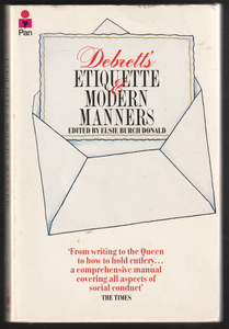 Debrett's Etiquette Modern Manners By Elsie Burch Donald