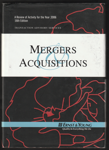 Merges Acquisitions By Ernst & Young 16th Edition