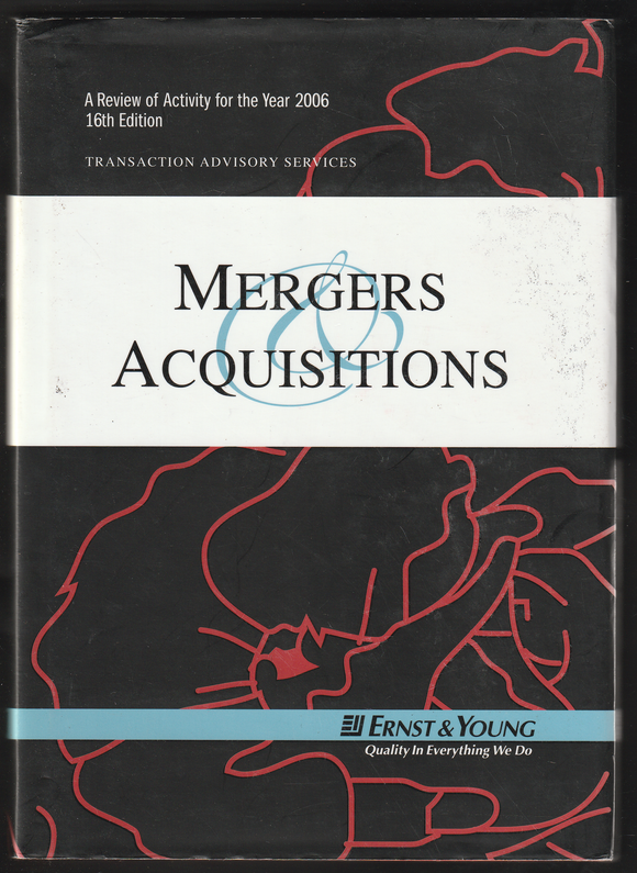 Merges Acquisitions By Ernst & Young 16th Edition