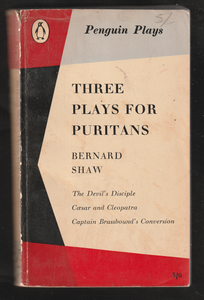 Three Plays for Puritans by Bernard Shaw