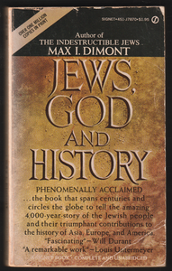 Jews God And History By Max I.Dimont