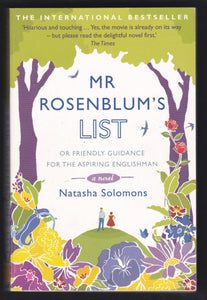 Mr Rosenblum's List By Natasha Solomons