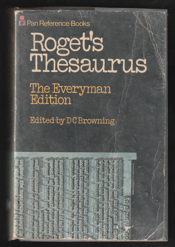 Roget's Thesaurus The Everyman Edition By DC Browning