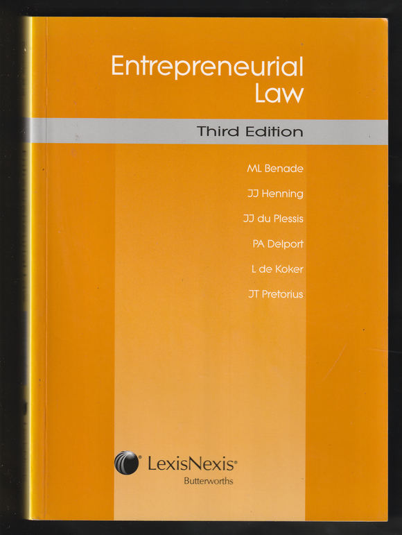 Entrepreneurial Law Third Edition