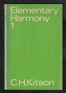 Elementary Harmony 1 By C.H.Kitson