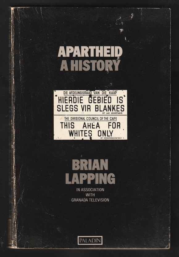 Apartheid A History By Brian Lapping