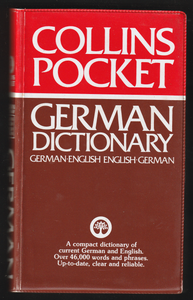 Collins Pocket German Dictionary (German-English, English-German)