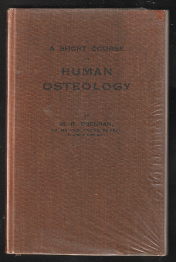 A Short Course On Human Osteology By M. R. Drennan