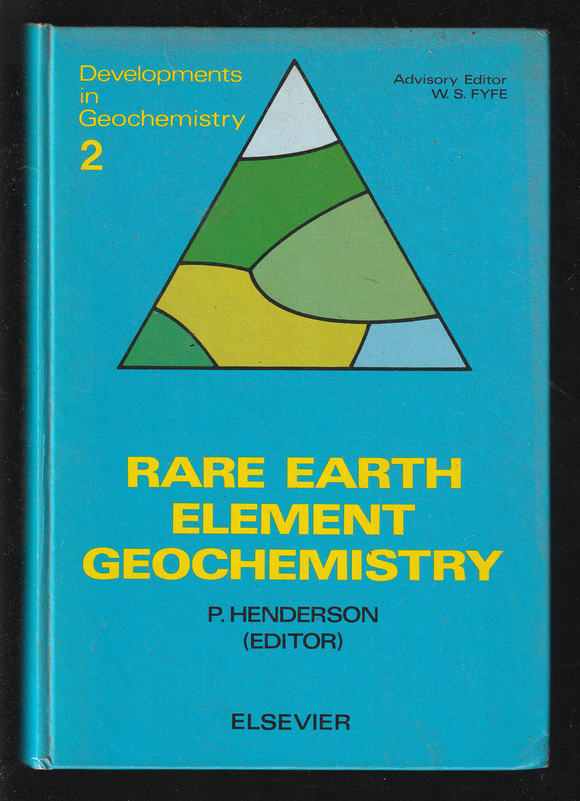 Rare Earth Elements Geochemistry Elsevier