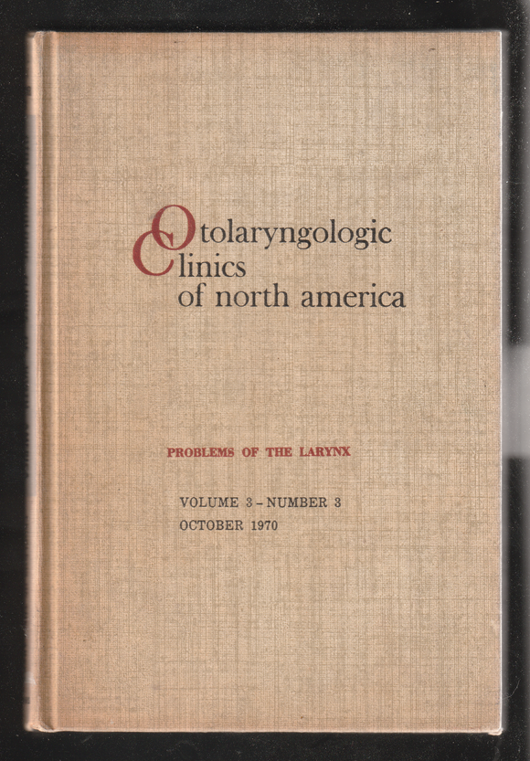 Otolaryngologic Clinics of North America V3