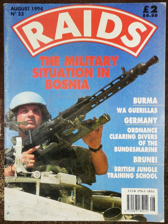 The Military Situation In Bosnia By Raids August 1994
