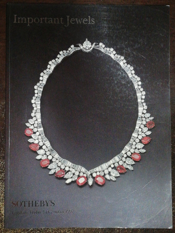 Impotant Jewels December 1977 By Sotheby