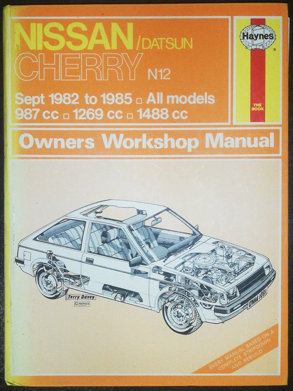 Nissan/Datsun Cherry N12 Owners Workshop Manuel