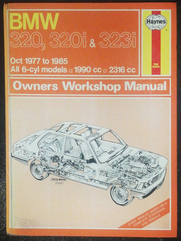 BMW 320,320i& 323i Owners Workshop Manual