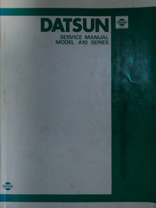 Datsun Service Manual Model A10 Series