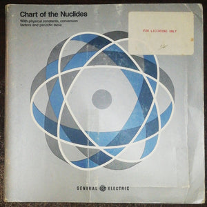 Chart Of The Nuclides By General Electric