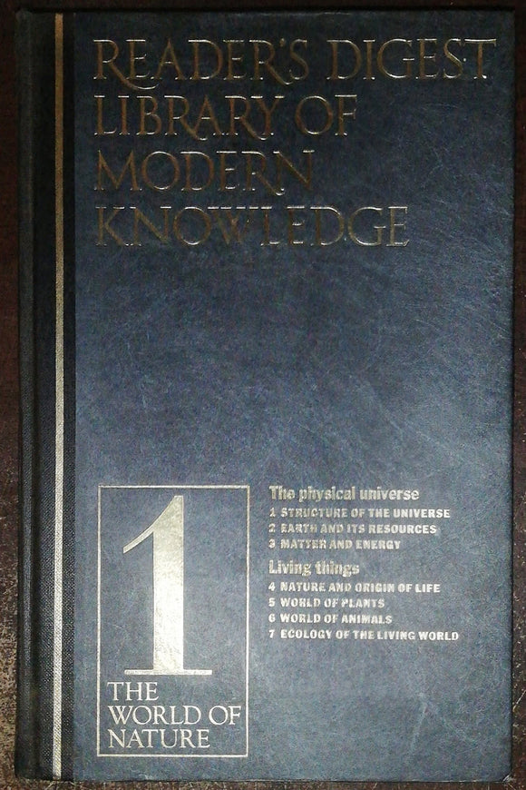 Reader's Digest Library Of Modern Knowledge 1 The World Of Nature