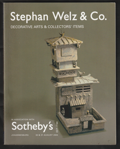 Stephan Welz & Co. Decorative Arts & Collectors Items August 2004