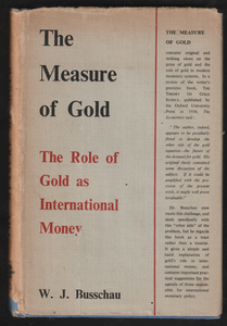 The Measure Of Gold By W. J. Busschau