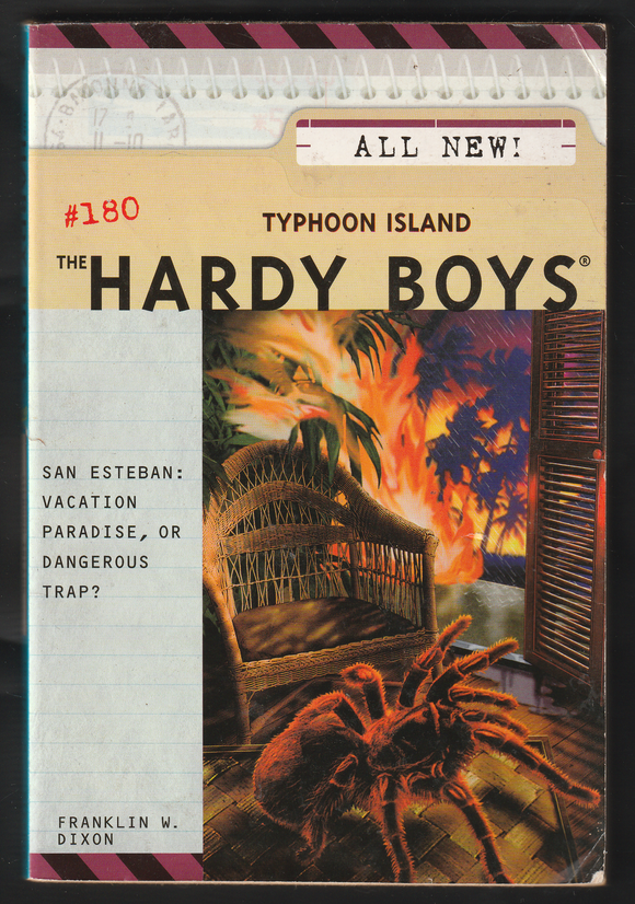 The Hardy Boys Typhoon Island #180 By Franklin W. Dixon