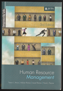 Human Resource Management 3rd Edition By Trevor L. Amos