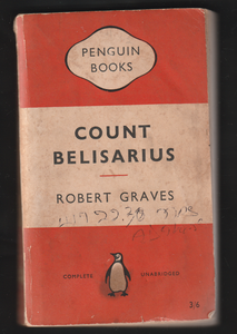 Count Belisarius By Robert Graves