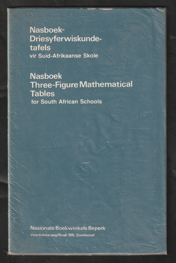 Nasboek Three Figure Mathematical Tables for South African Schools